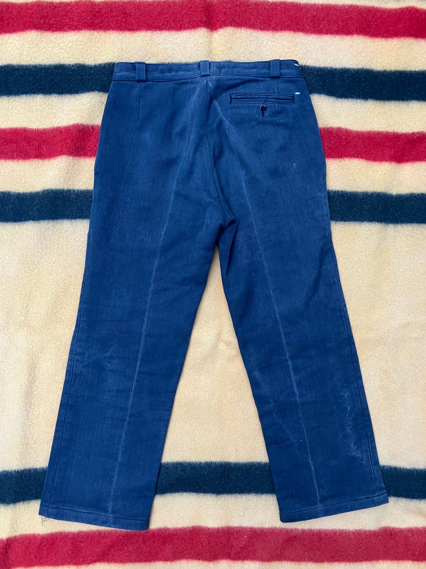 Vintage Grey French Vetvor Cord Work Trousers