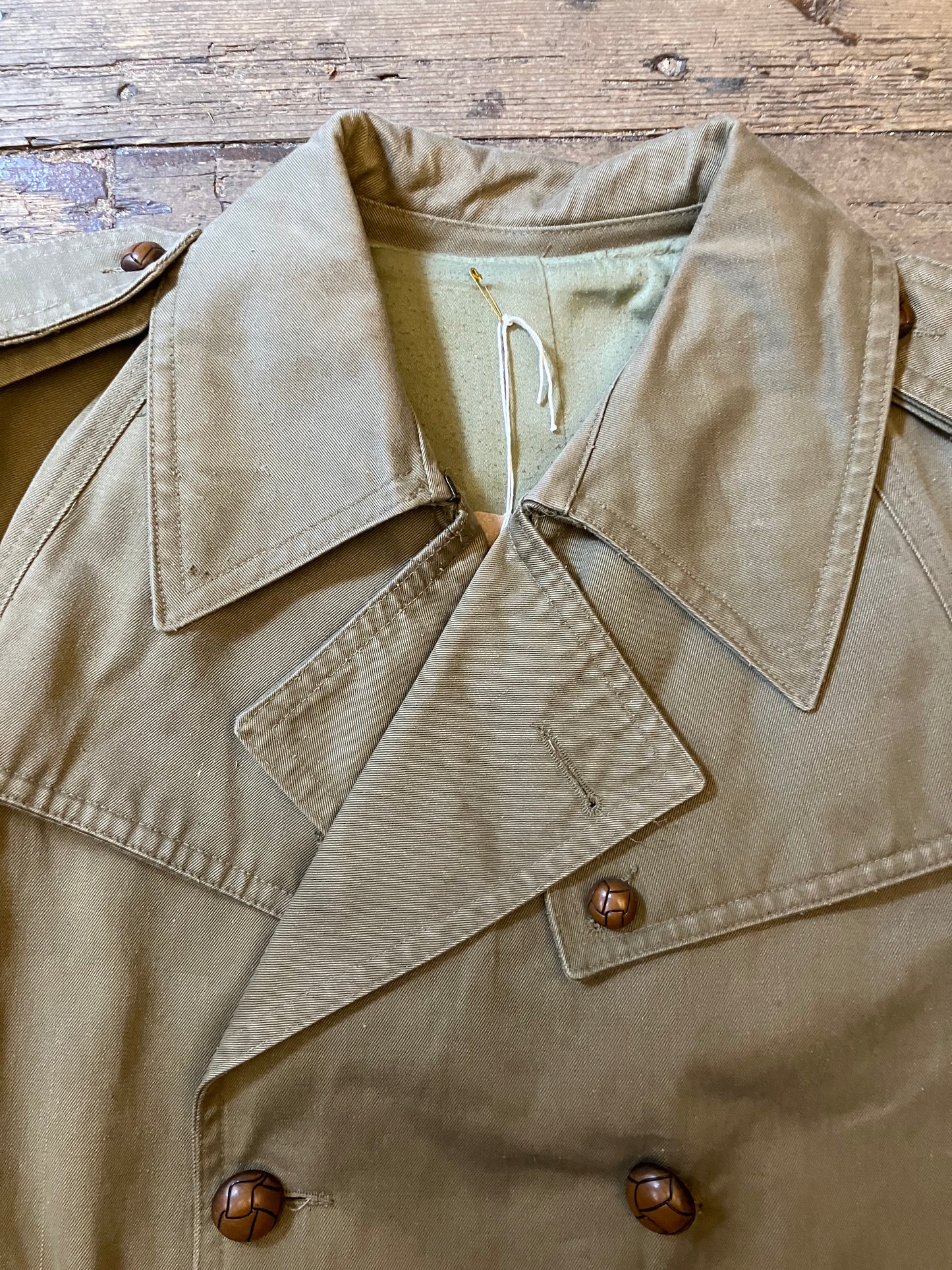 1960s French Military Raincoat