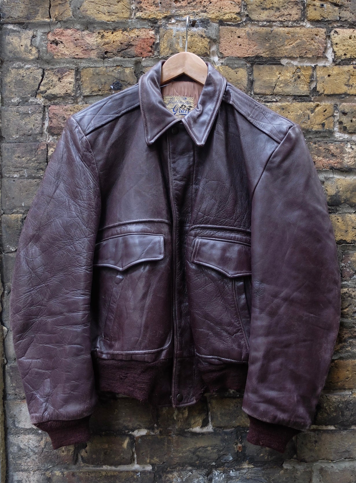 1940s/50s Flightmaster by Grails Horsehide leather Jacket – Breuer