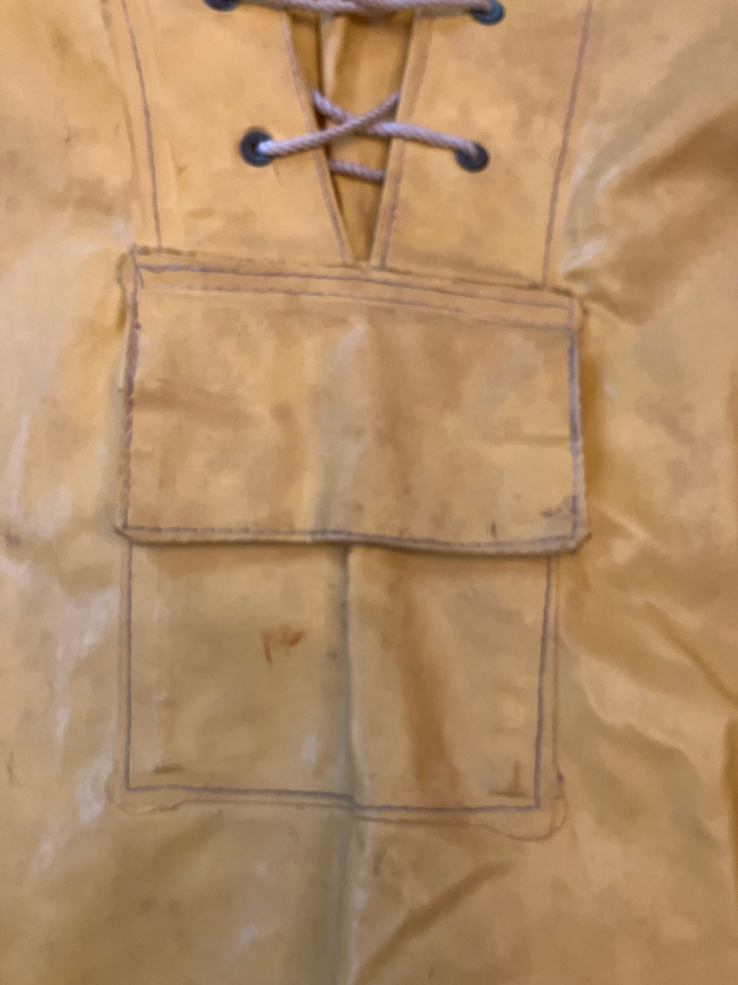 1950s “Weatherbar” Rain Smock Yellow XL