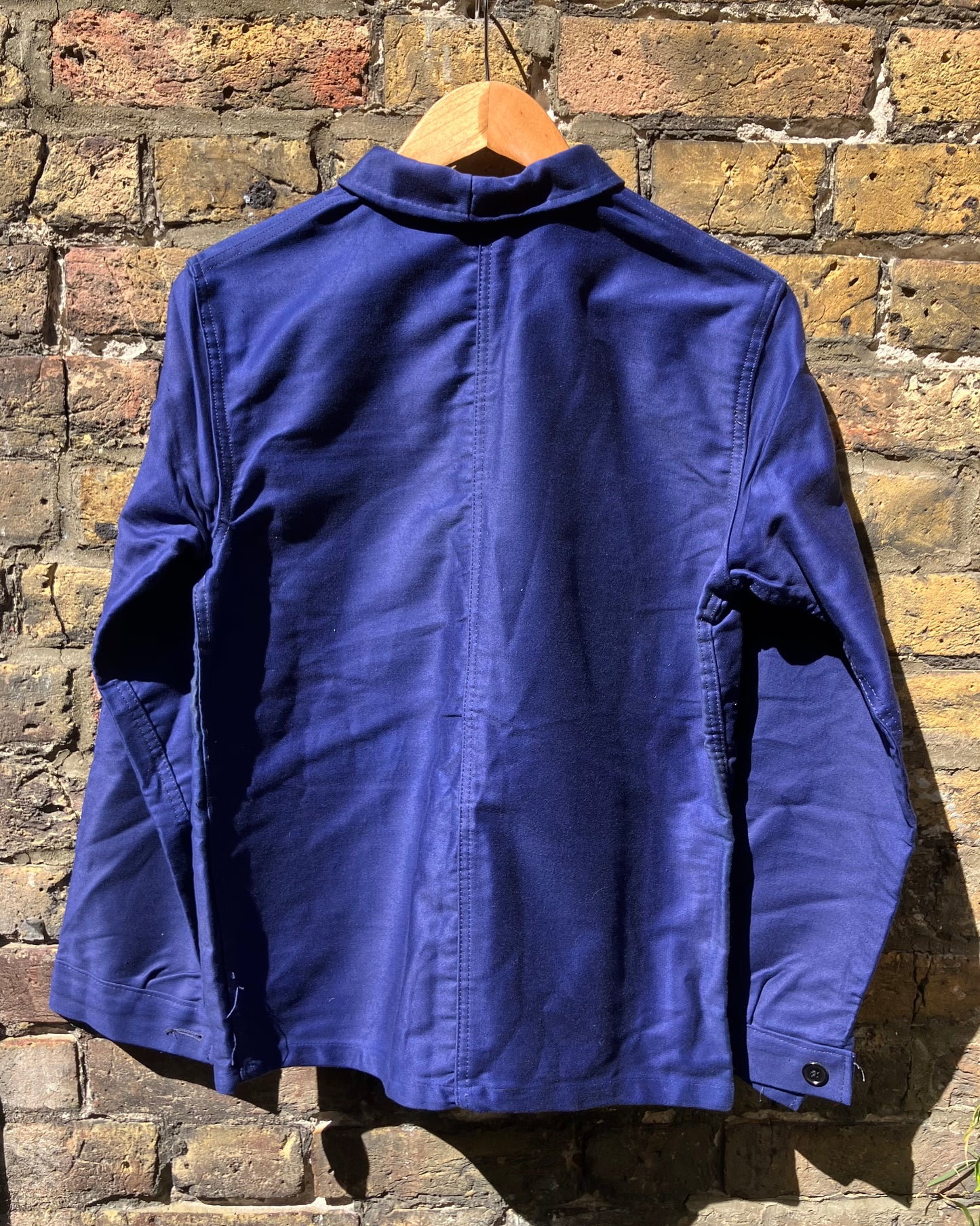 1950s French Deadstock Moleskin Workwear Jacket Small