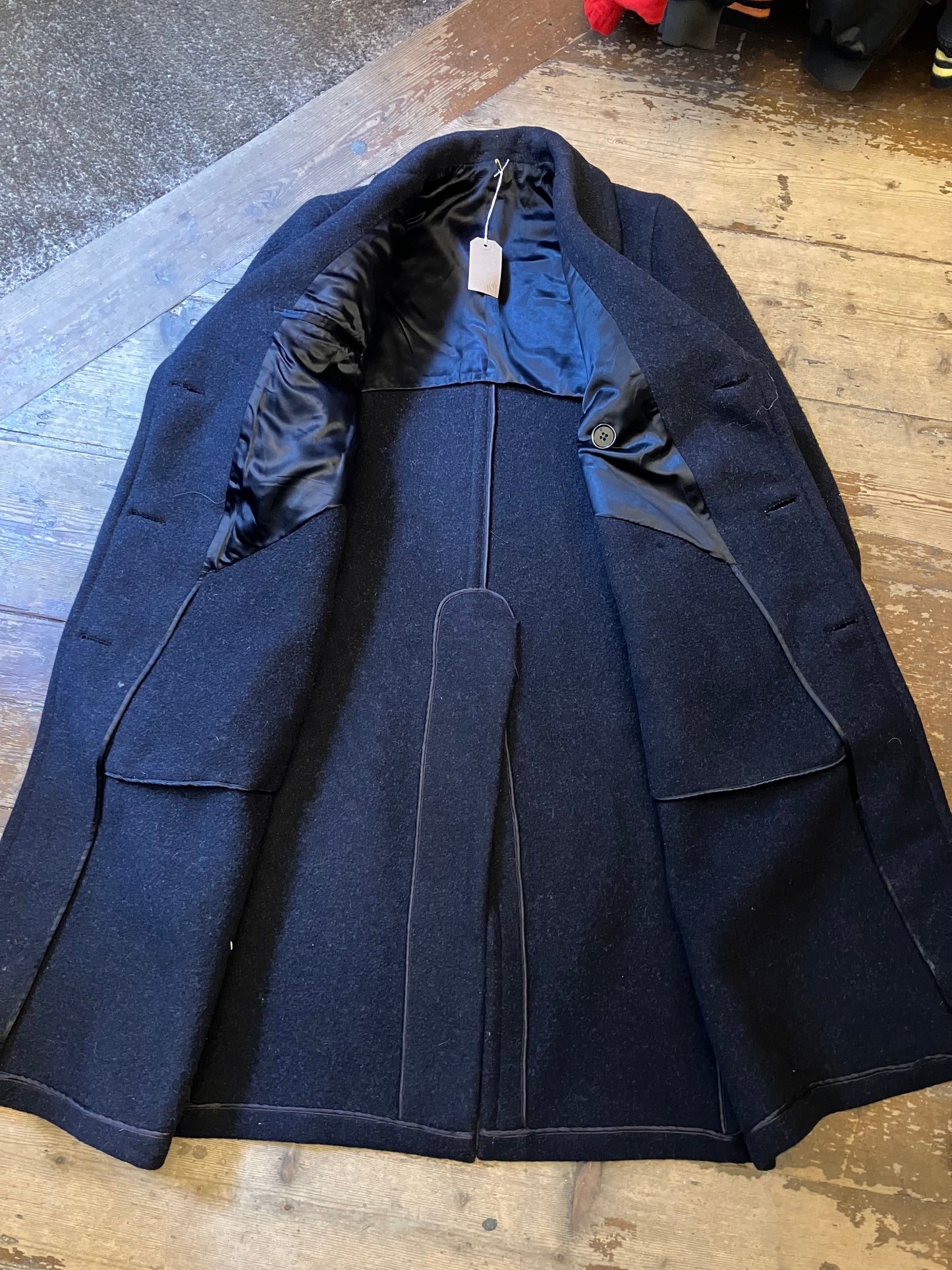 Vintage Double-breasted Wool Overcoat