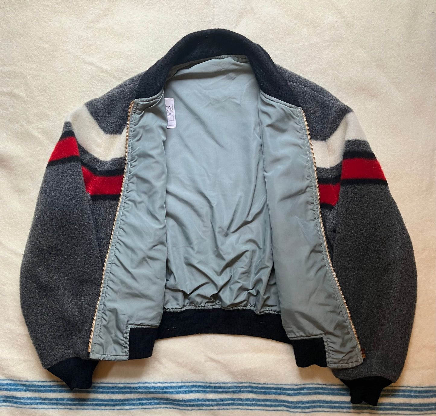 1950’s Fleece Jacket Made In USA