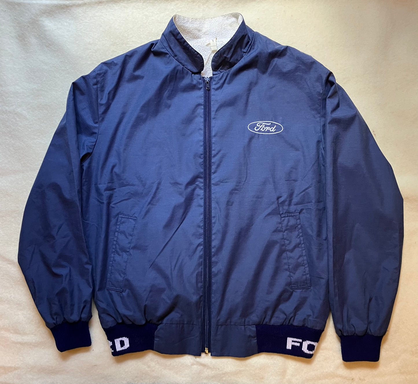 80s Ford Towelling Lined Windbreaker