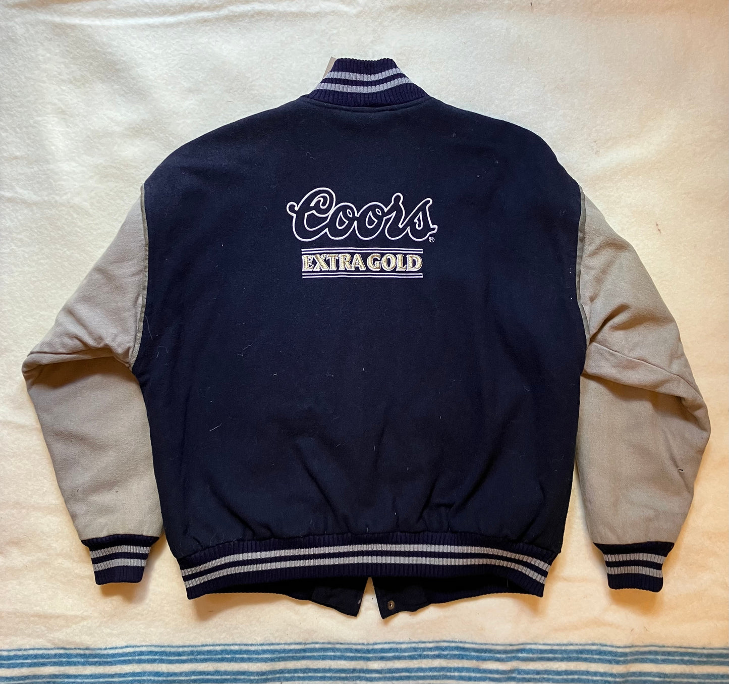 Vintage Coors Beer Varsity Jacket XL