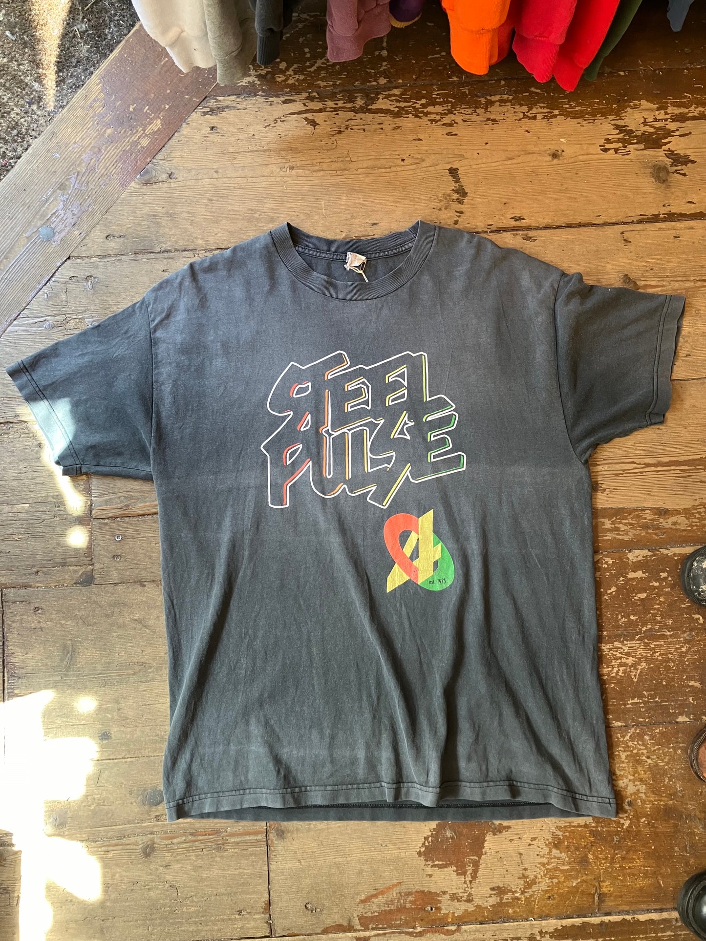 Vintage Steel Pulse T-Shirt Faded Black XL