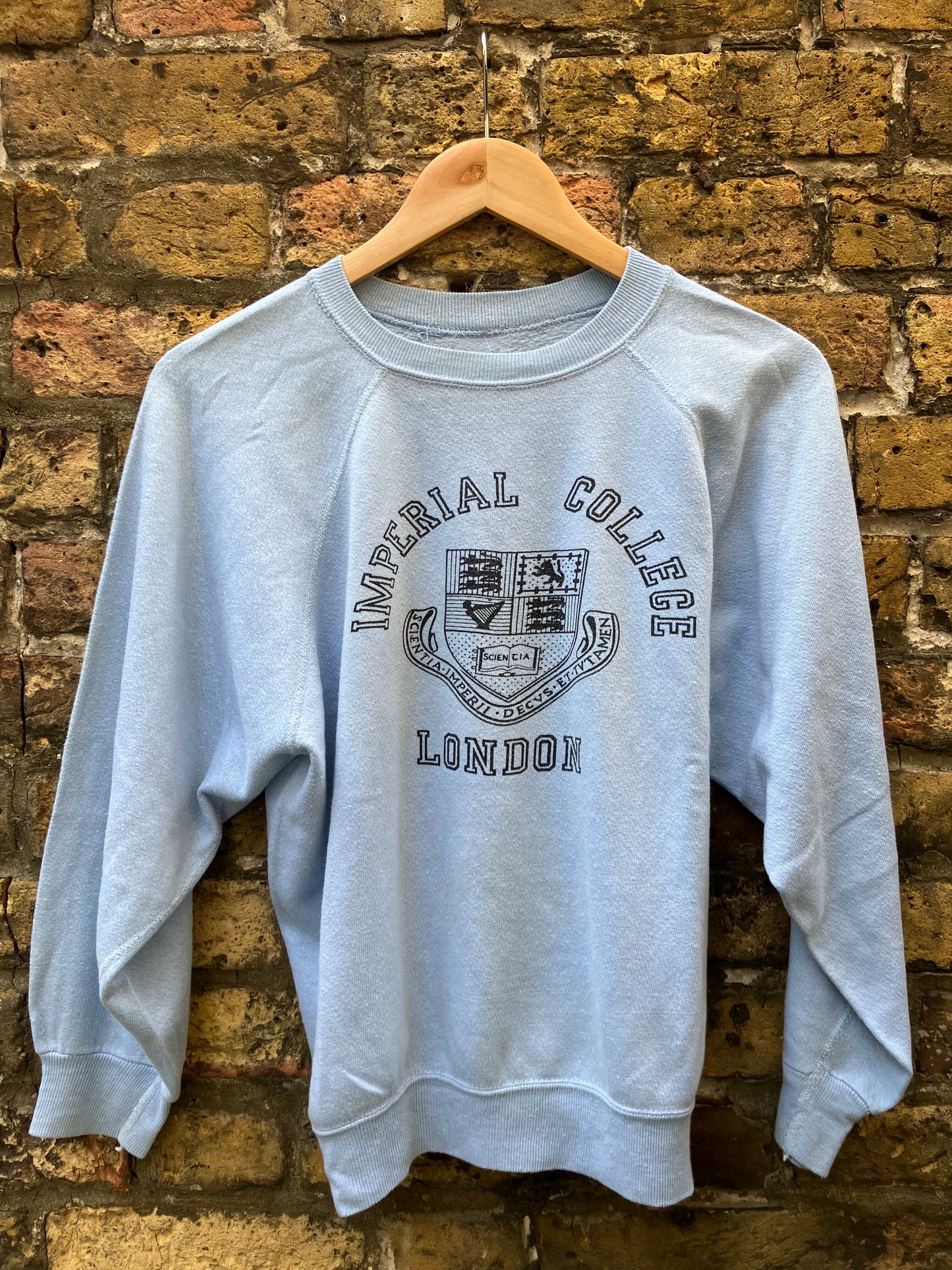 1970s English College Sweatshirt Medium