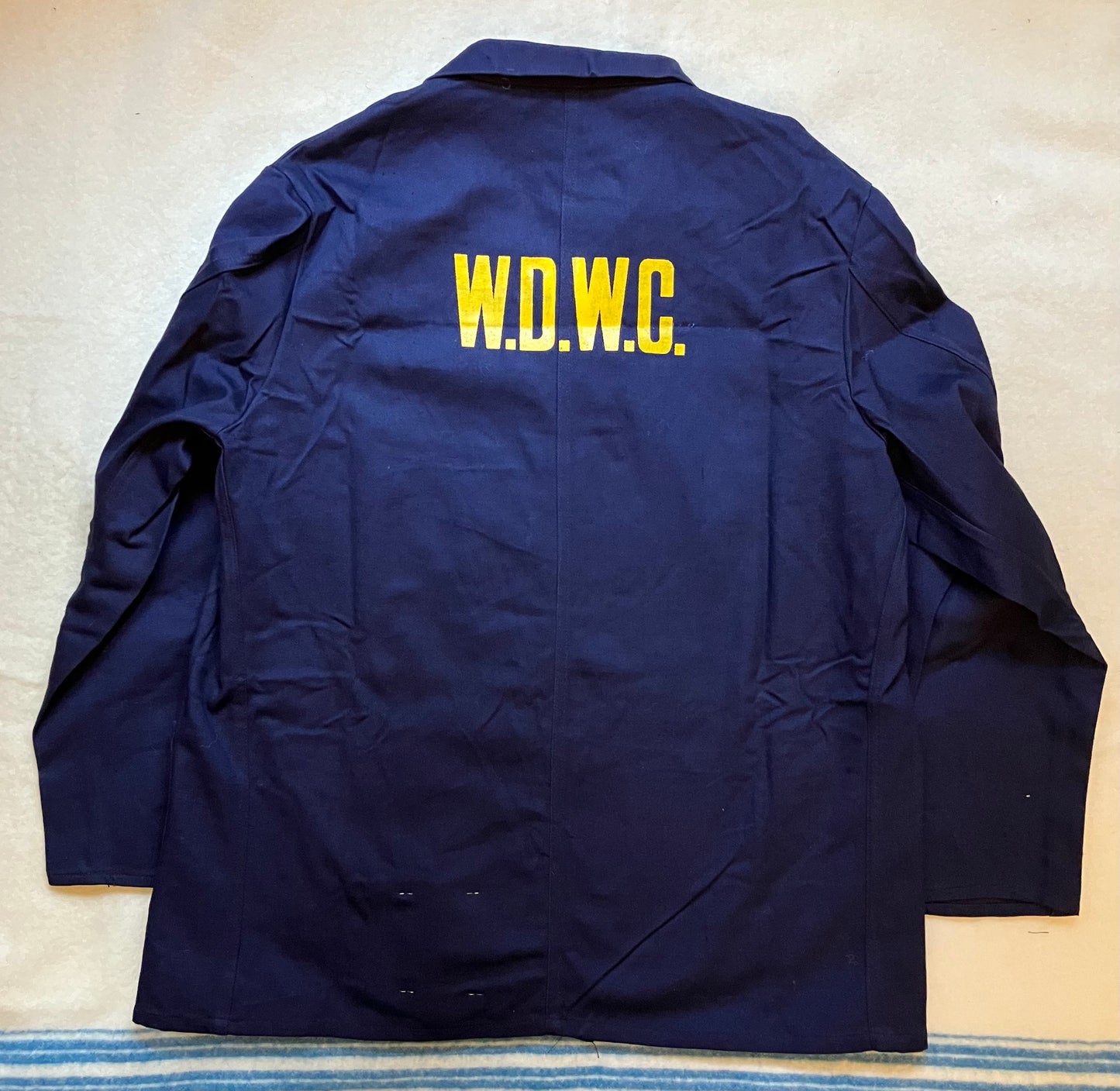 Dead Stock British Work Jacket “Faithful Brand” Sanforized Size 46 “WDWC”