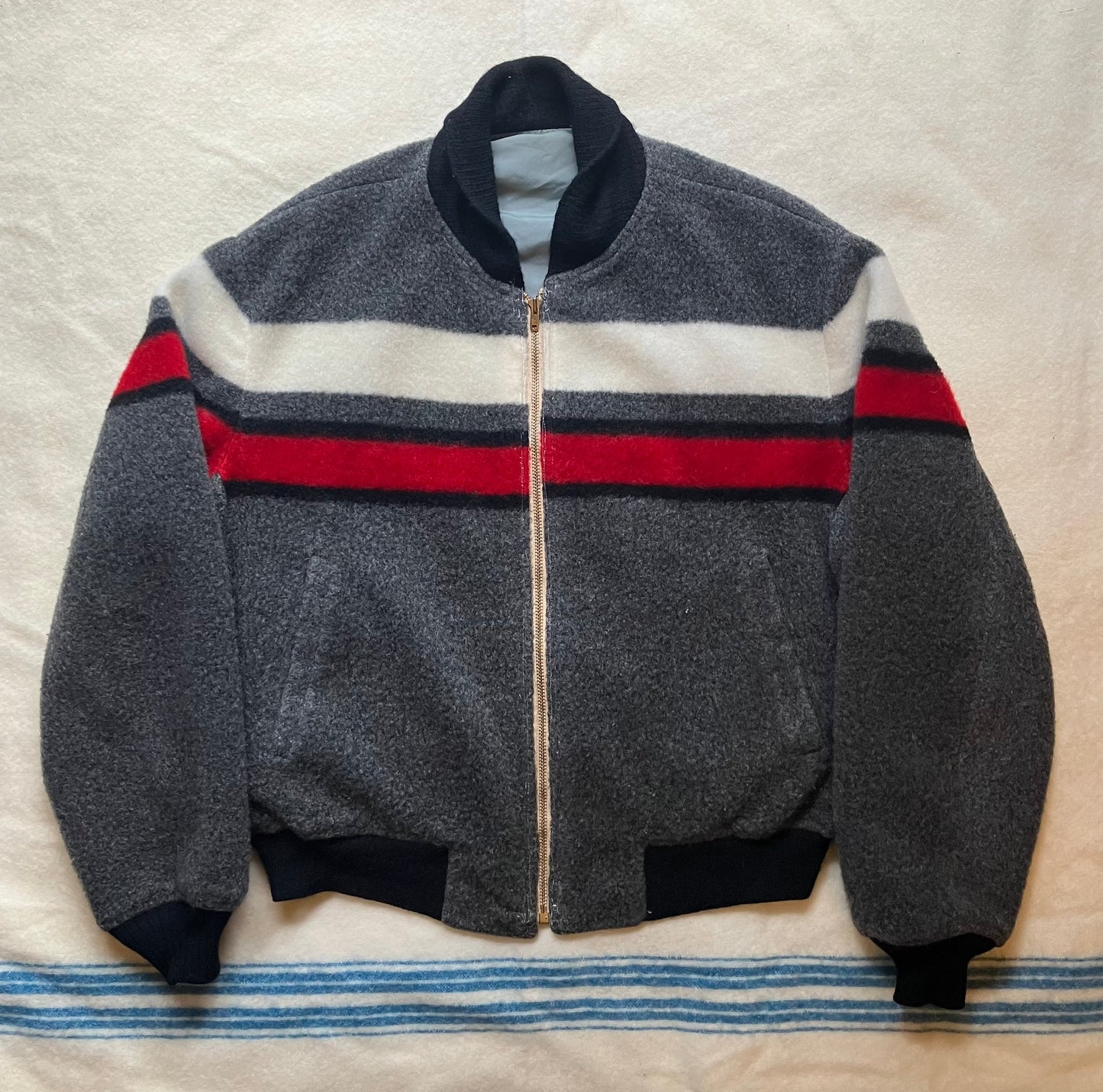 1950’s Fleece Jacket Made In USA