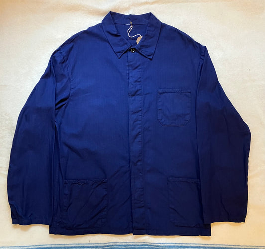 Vintage Dark Blue French Work Jacket