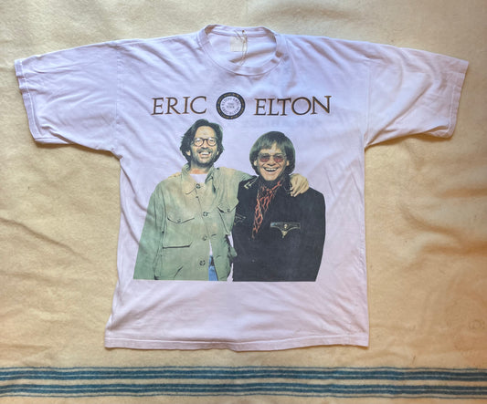 1992 Elton John & Eric Clapton Tour T-Shirt