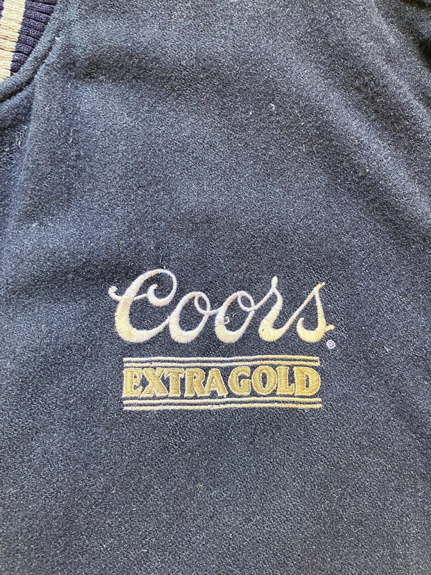 Vintage Coors Beer Varsity Jacket XL