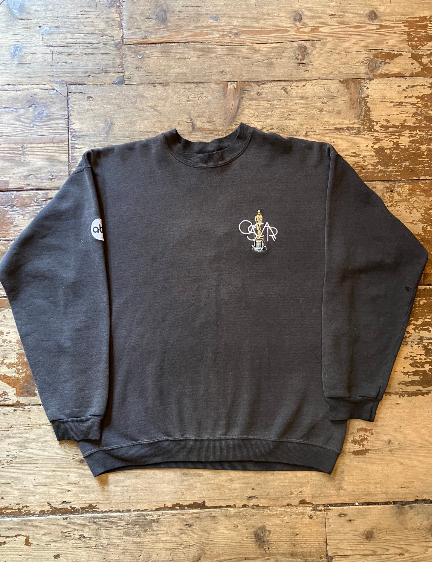 1993 Oscars Sweatshirt Faded Black Large