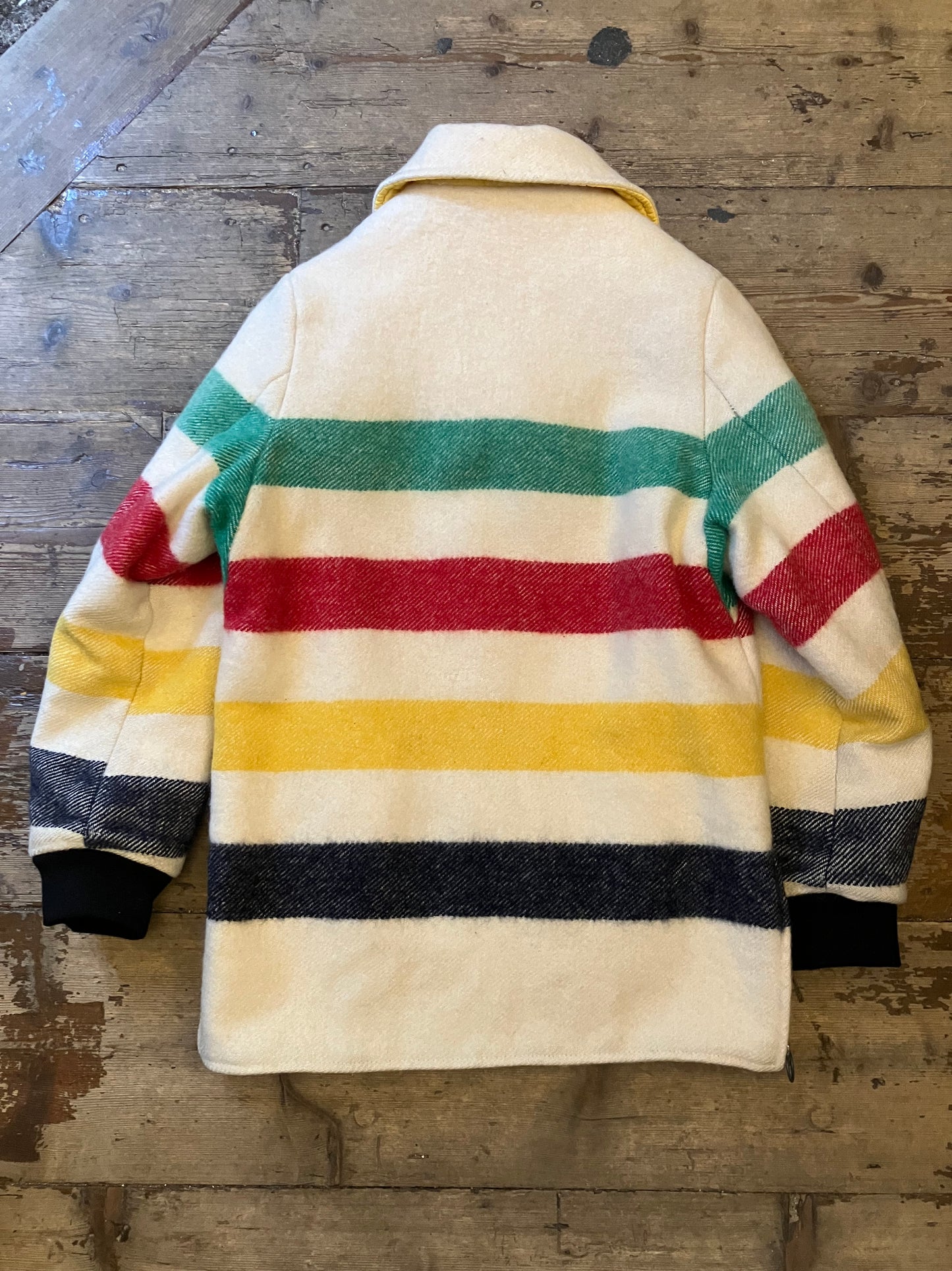 1950s Hudson Bay Reversible Jacket With Hood Small