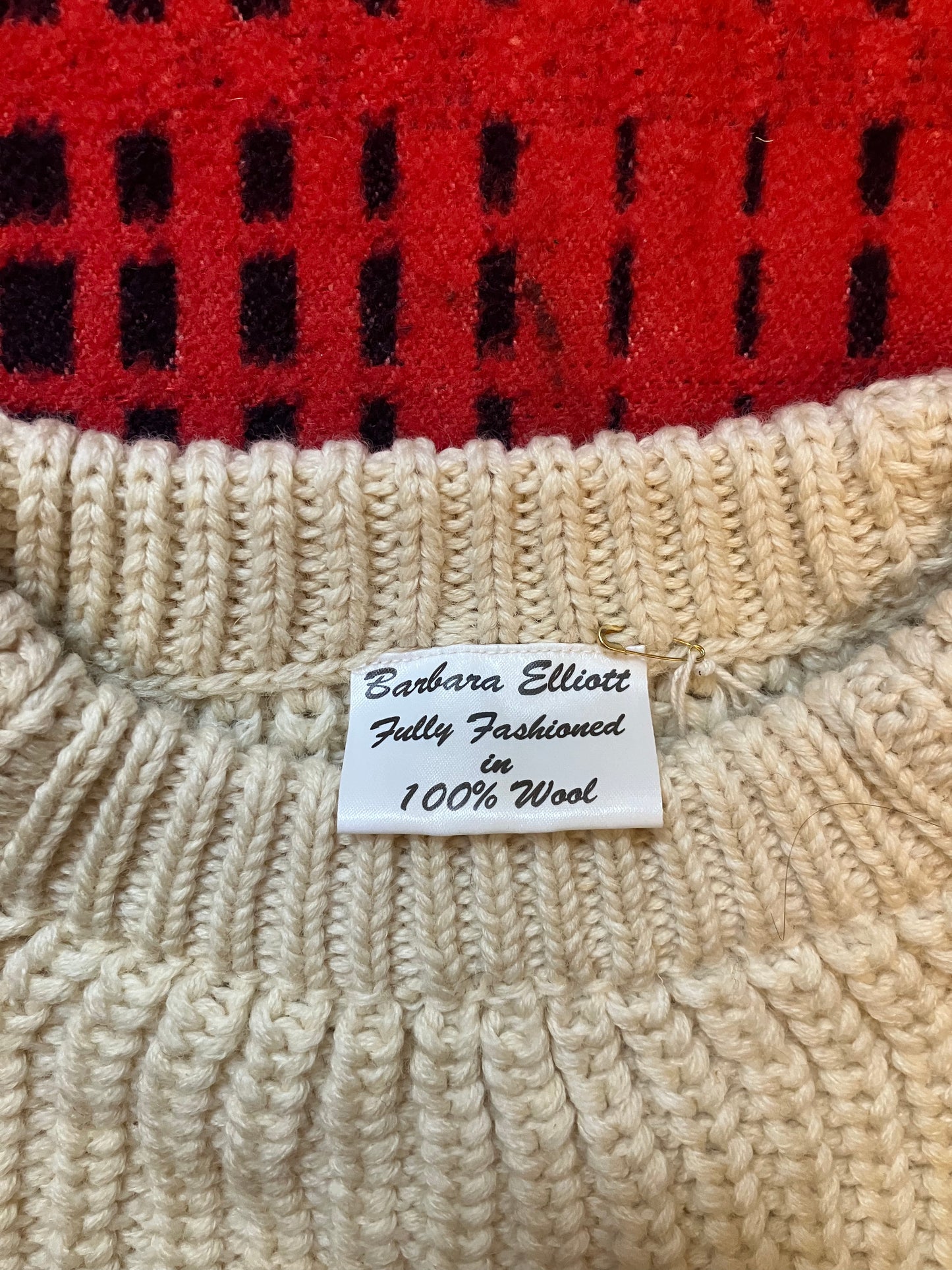 Fisherman’s Cream Chunky Knit Jumper