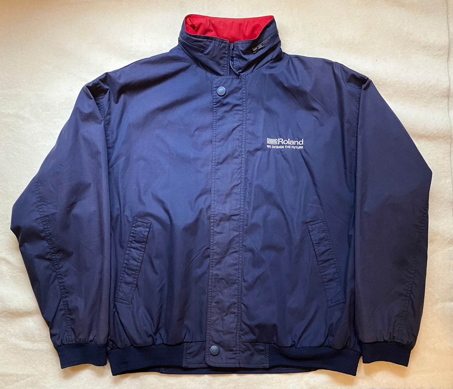 McForsum “Roland” Golf Jacket Blue/Red Labelled Large UK XL