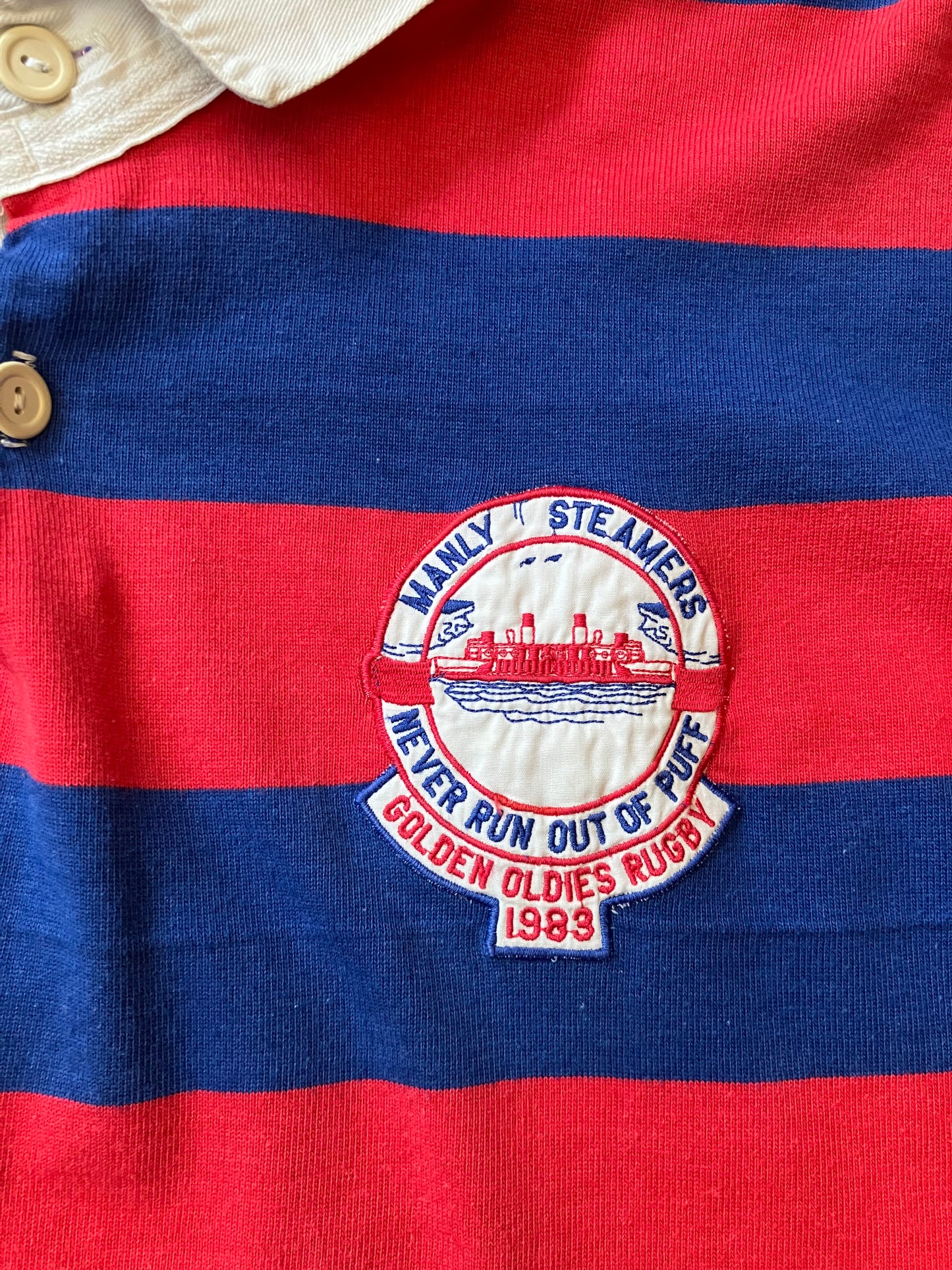 1983 Vintage Rugby Shirt Large