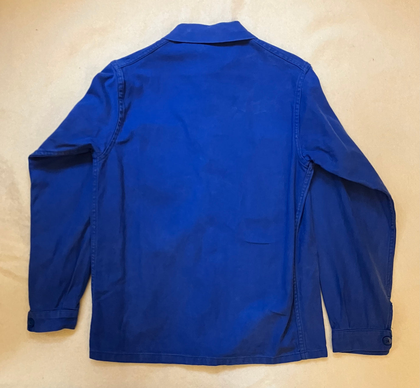 Vintage Bright Blue French Work Jacket “Le Coq” Small