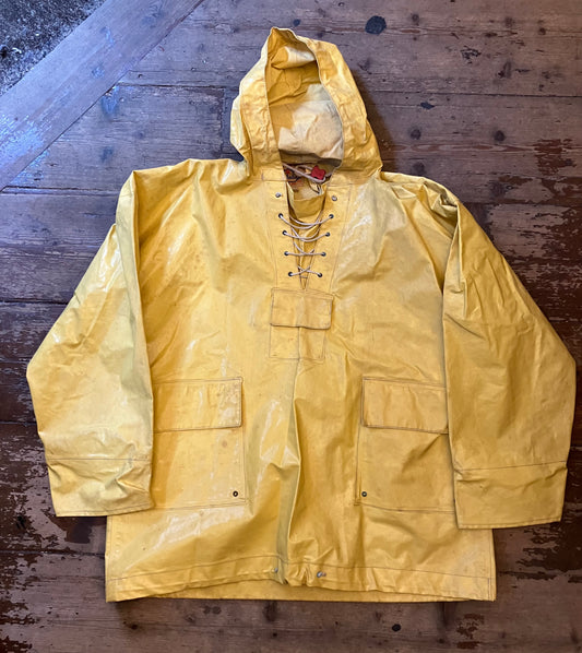 1950s “Weatherbar” Rain Smock Yellow XL