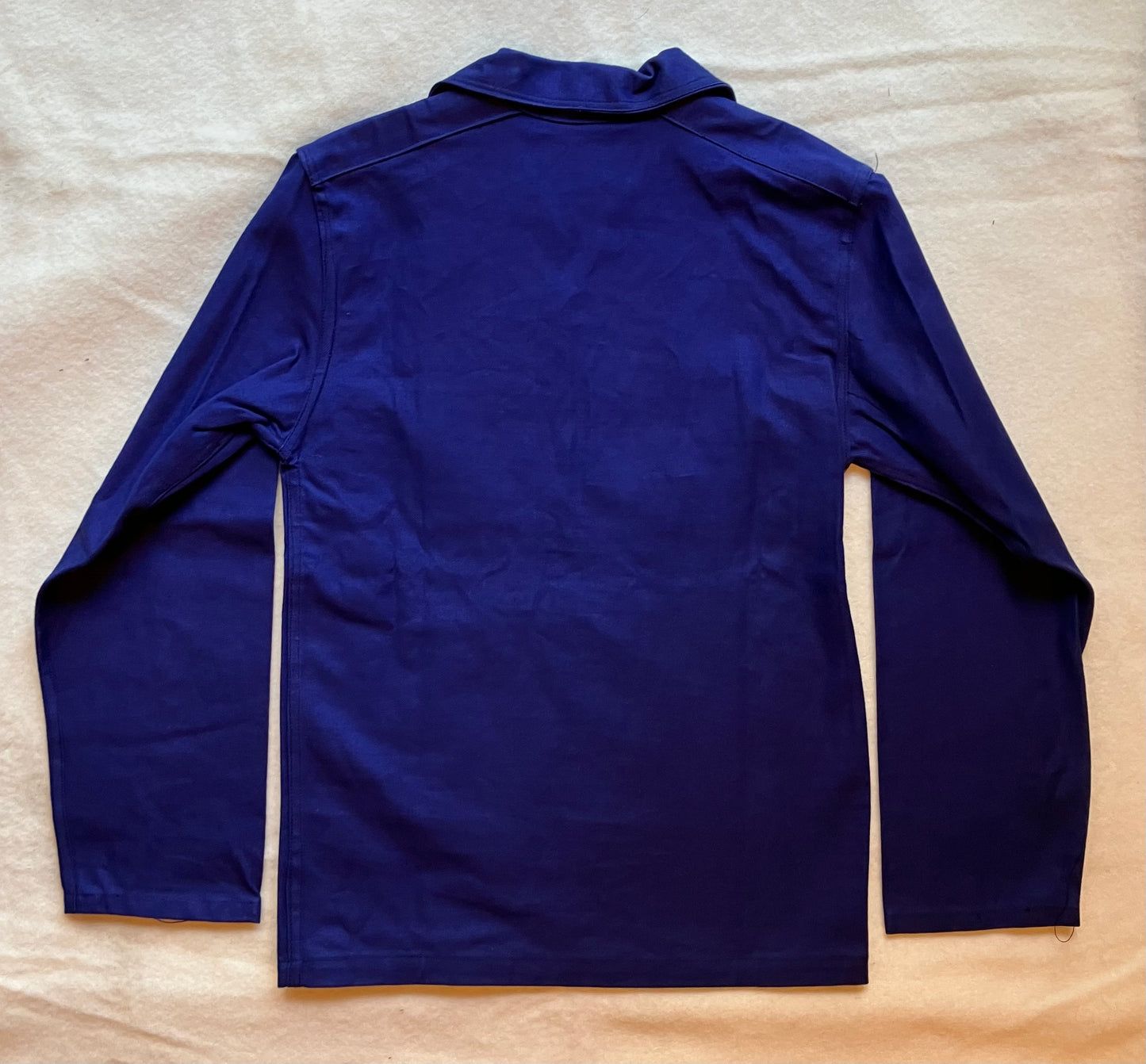 Vintage Blue V Neck Sailing Smock