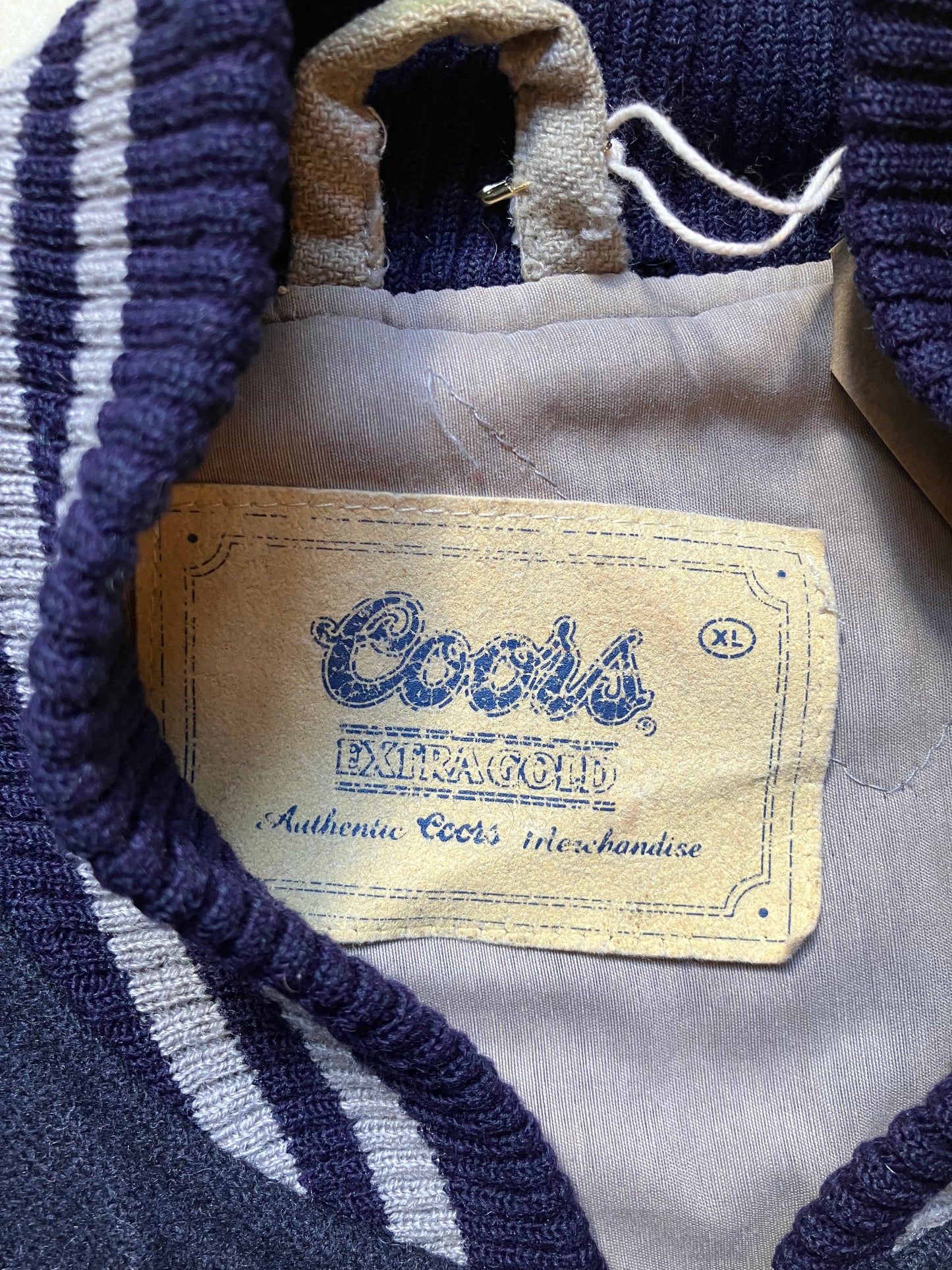 Vintage Coors Beer Varsity Jacket XL