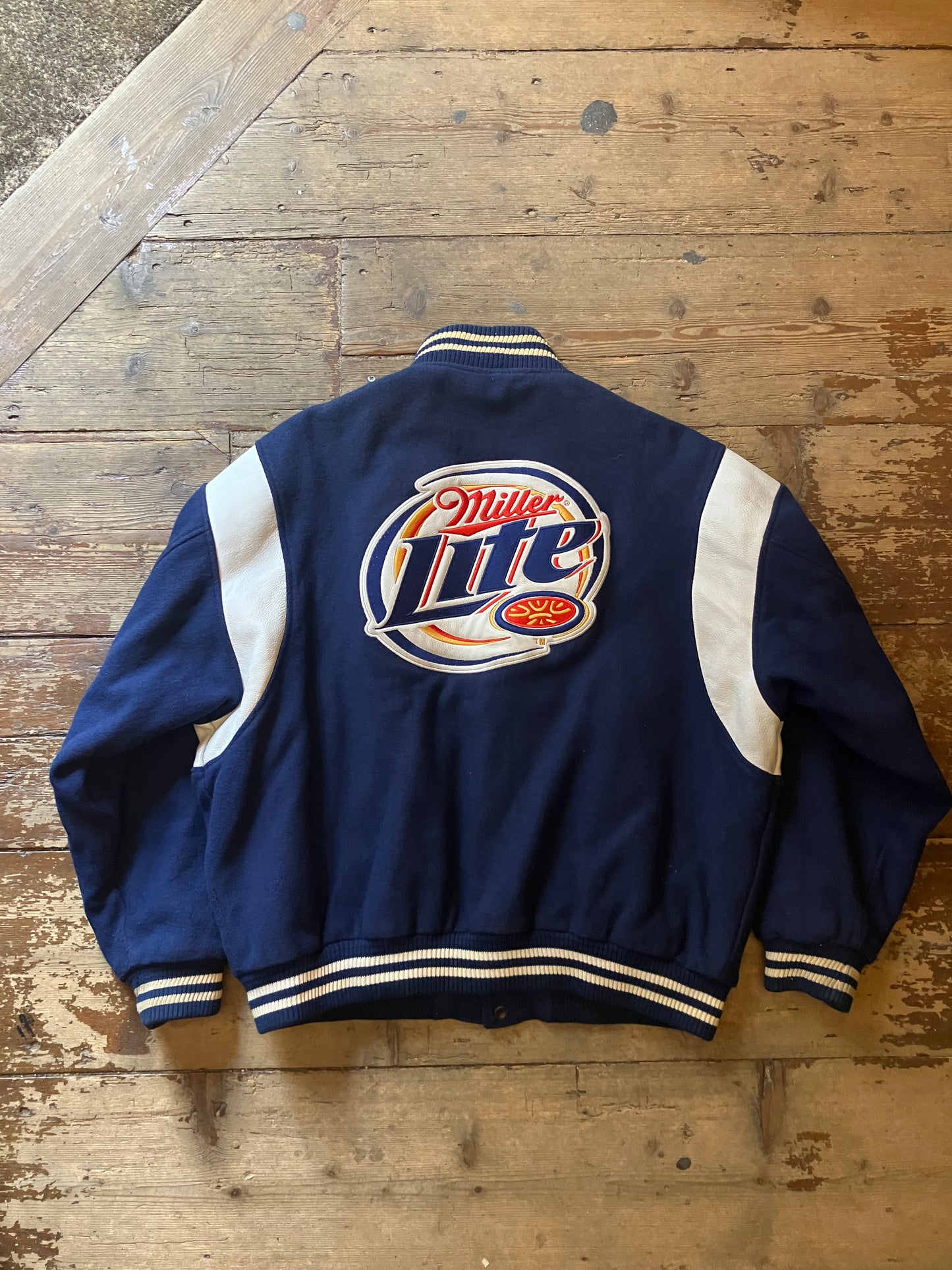 Miller Lite Varsity Jacket Large