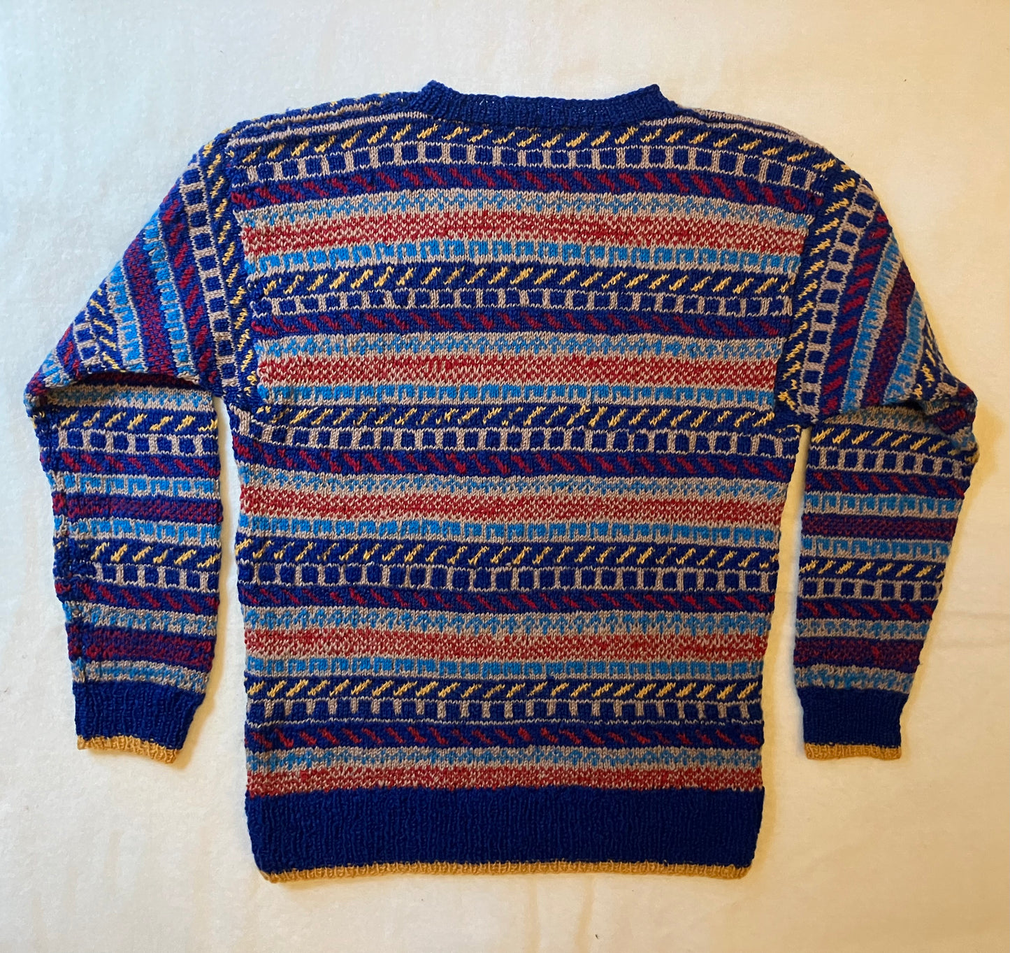 1940s Hand Knitted Wool Jumper